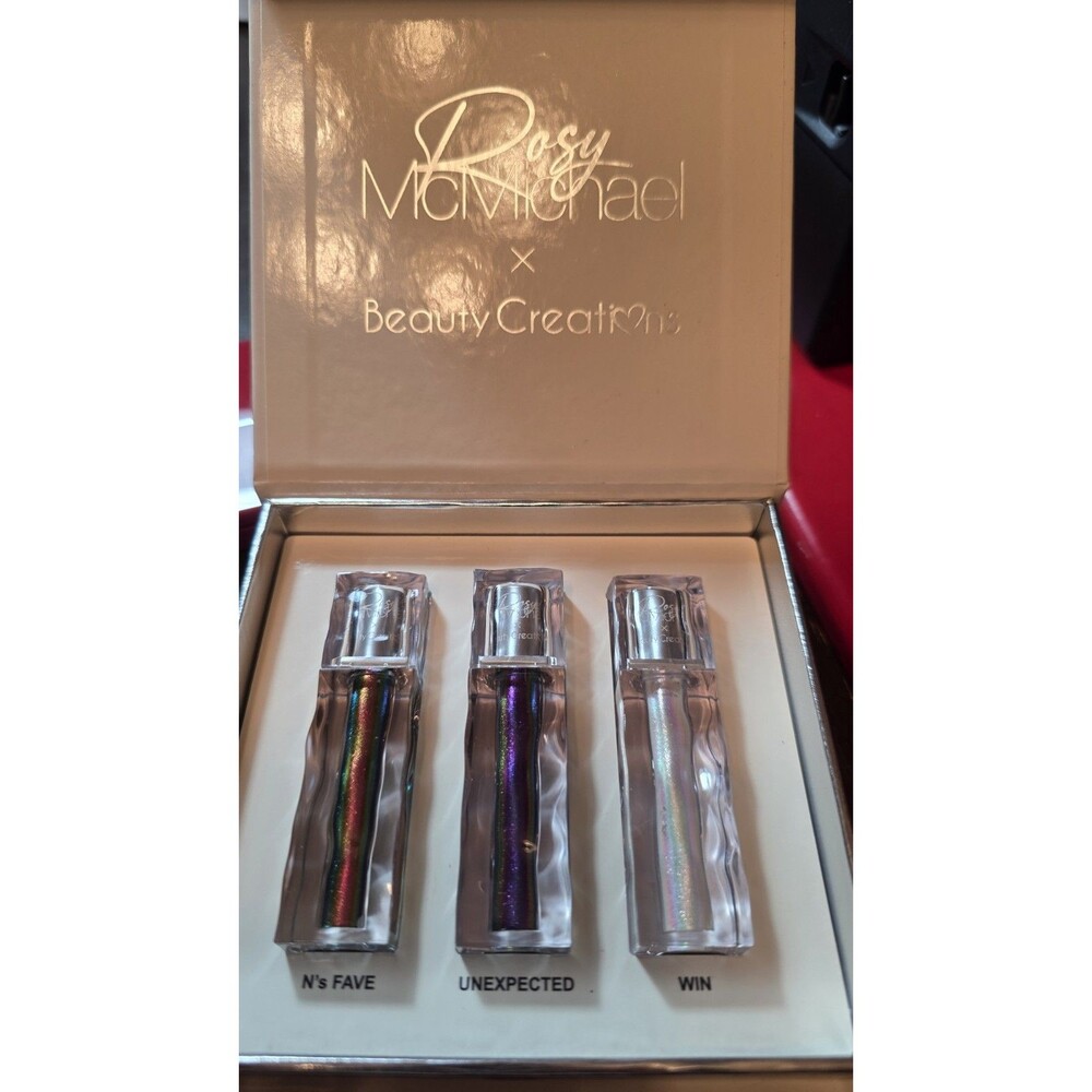 BEAUTY CREATIONS Rosy McMichael-The Liquid Chrome Eyeshadow Trio